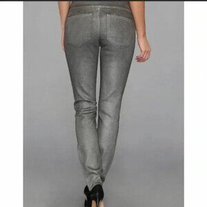 Spanx Solace 2310 Pewter Gray Wax Denim Jeans Jeggings W-212 Size Small